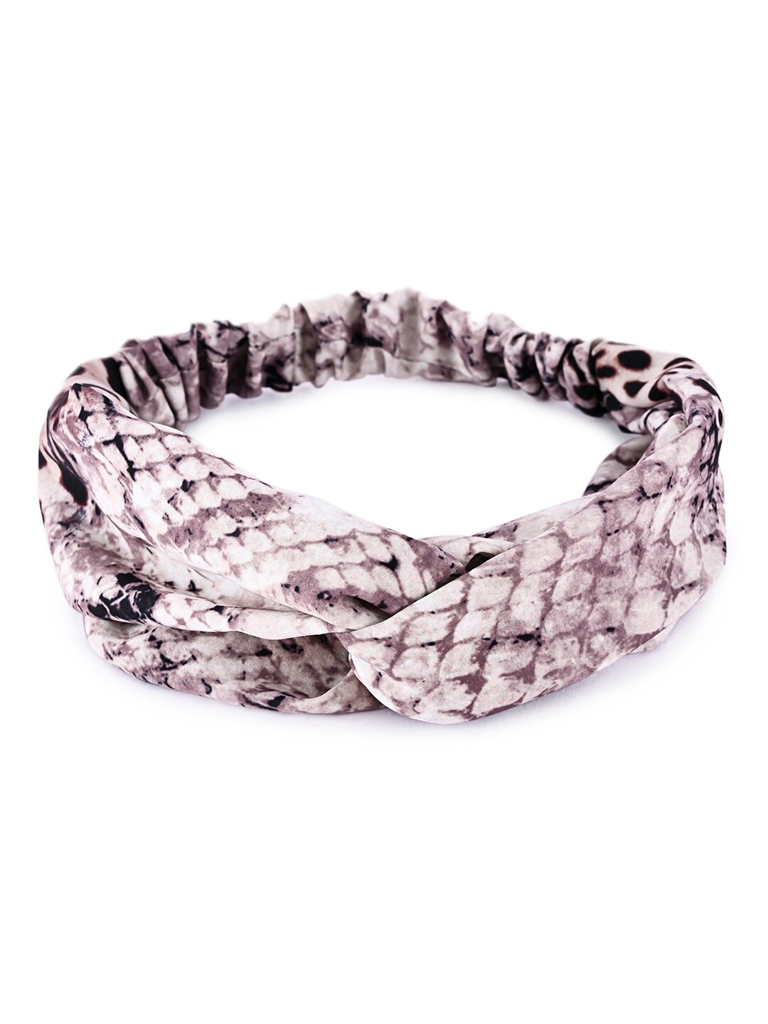 

BuckleUp Women Abstract Fabric Hairband, Purple