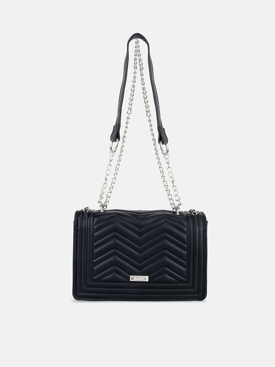 

Kazo Pu Structured Shoulder Bag with Quilted, Black