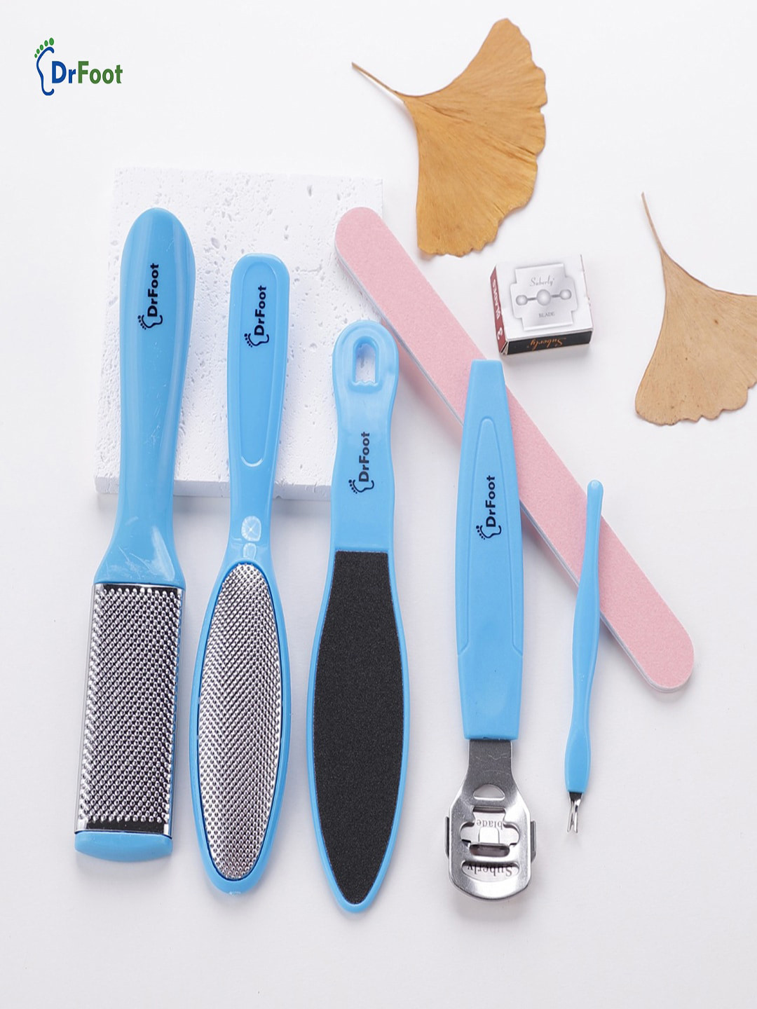 

Dr Foot 8-in-1 Pedicure Kit - Blue