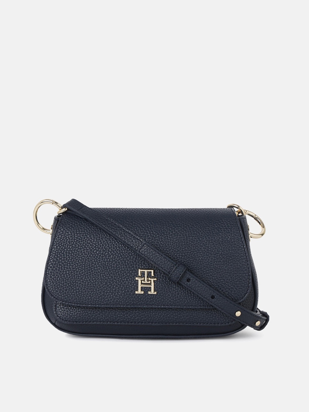 

Tommy Hilfiger PU Structured Sling Bag, Blue