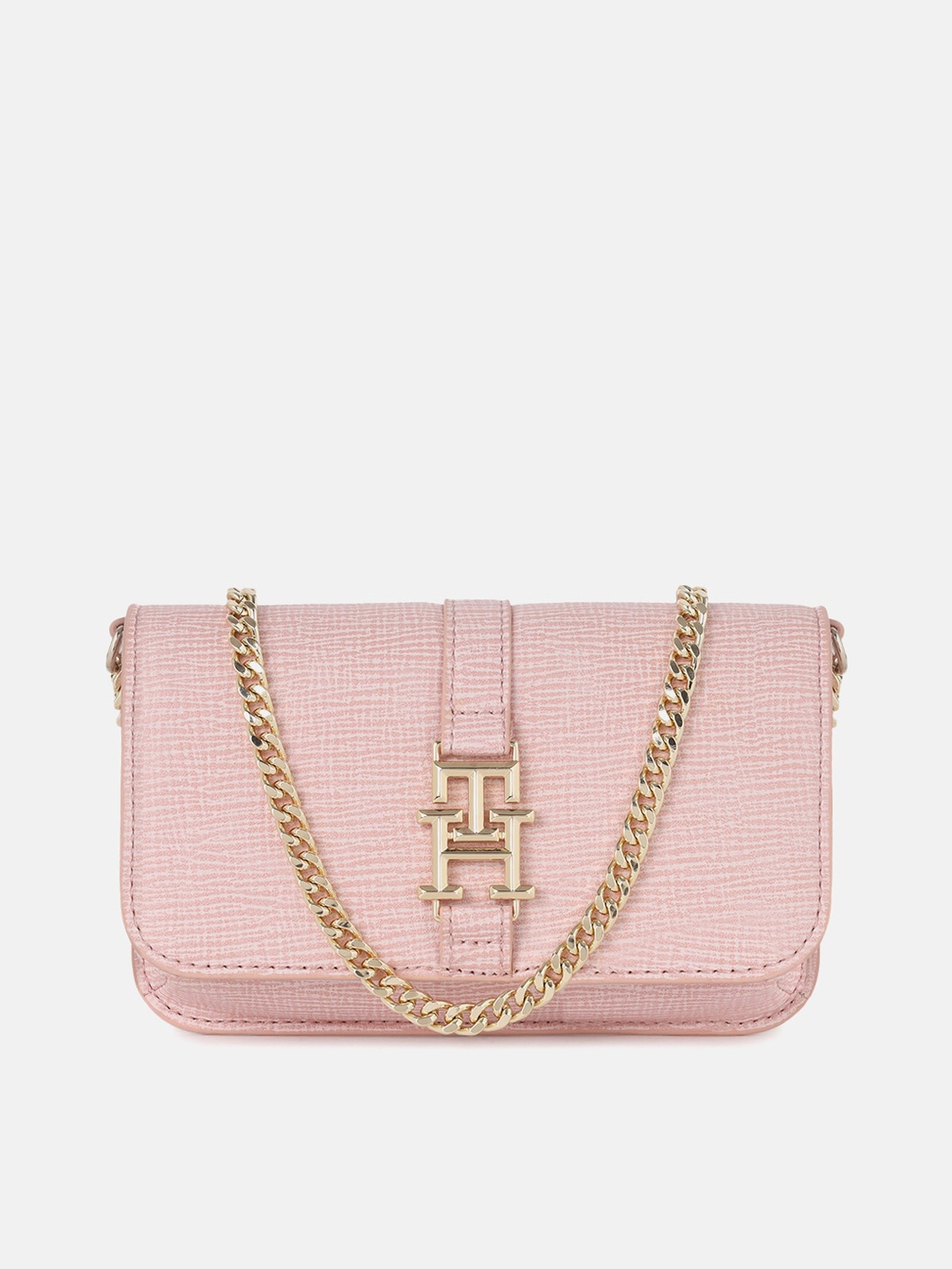 

Tommy Hilfiger PU Structured Sling Bag, Pink