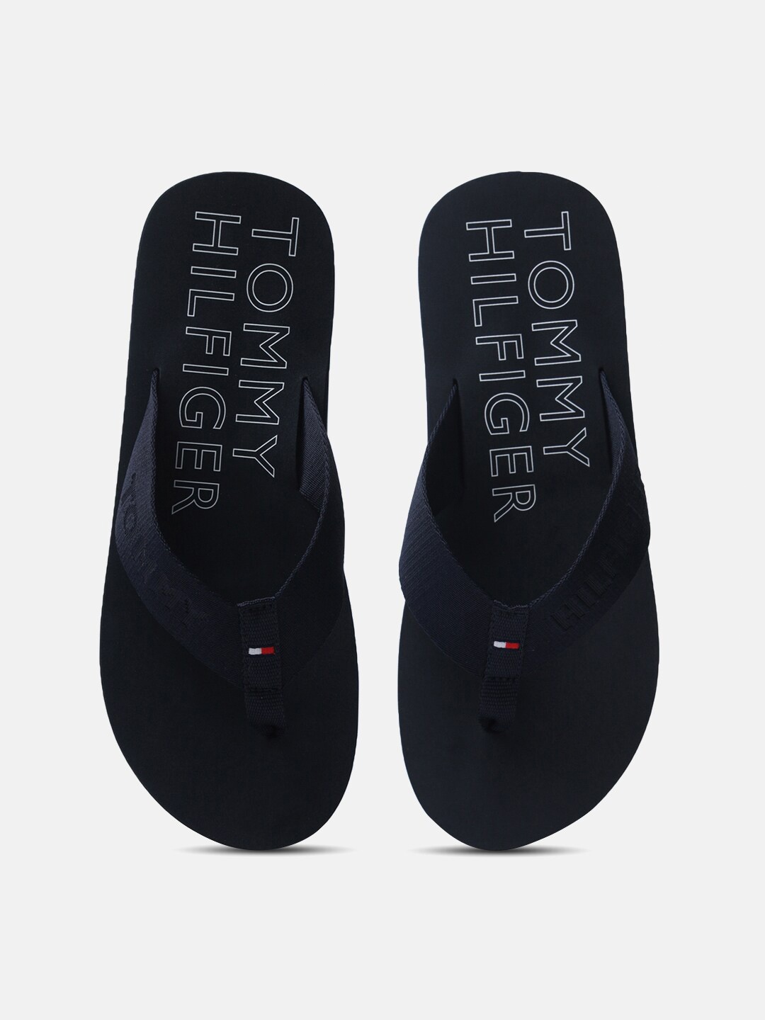 

Tommy Hilfiger Men Printed Thong Flip-Flops, Navy blue