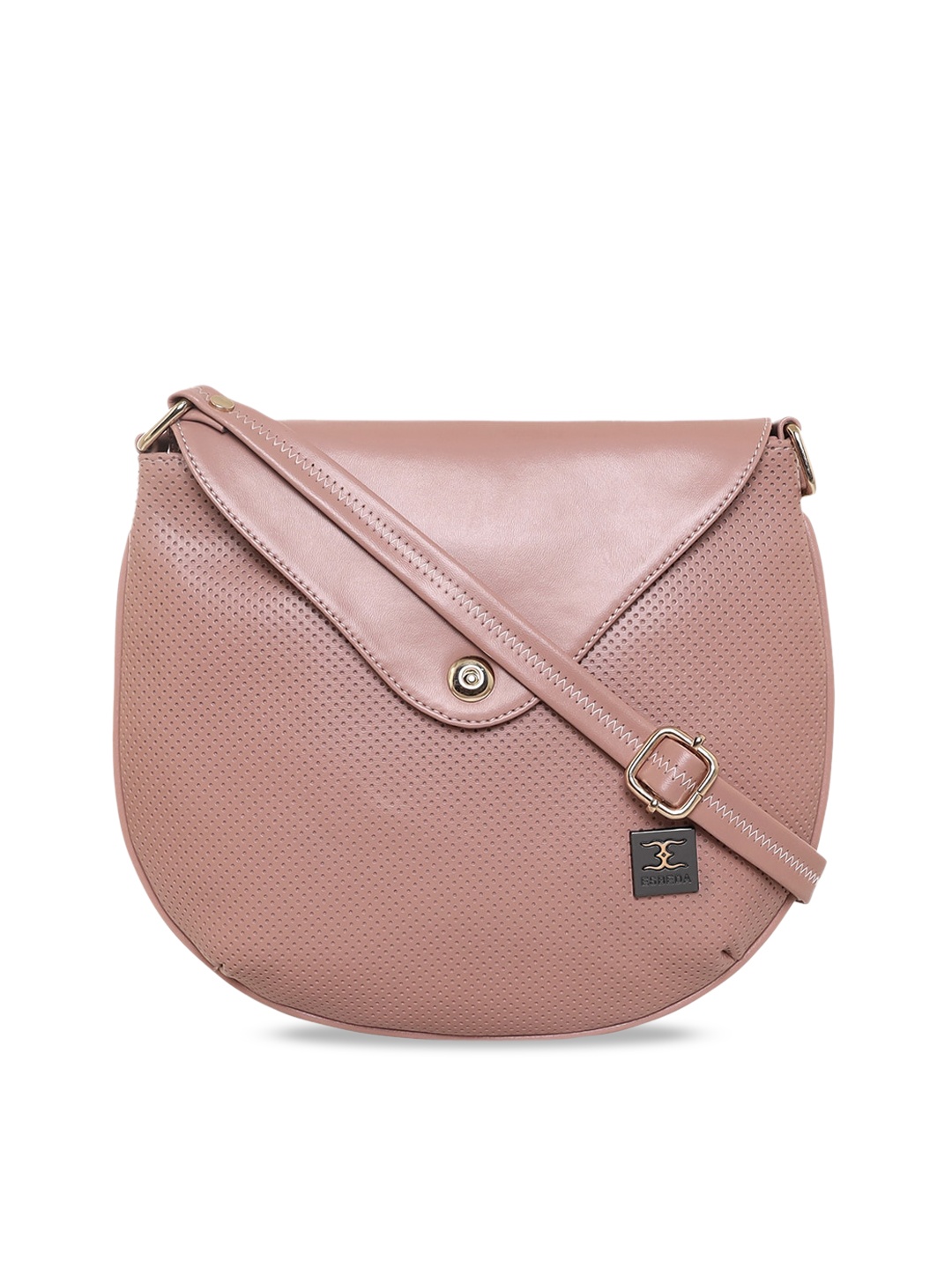 

ESBEDA Textured Structured Sling Bag, Peach