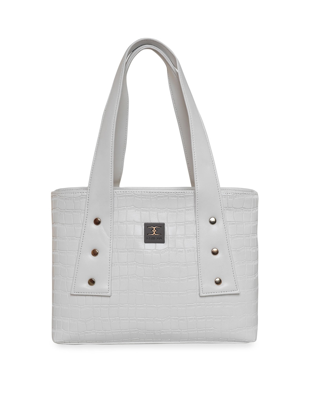 

ESBEDA Women Textured Shoulder Bag, White