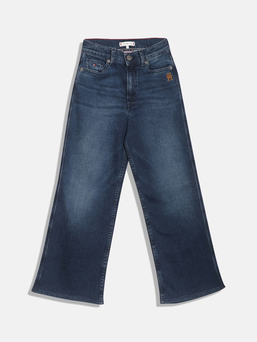 

Tommy Hilfiger Girls Regular Fit Light Fade Jeans, Blue