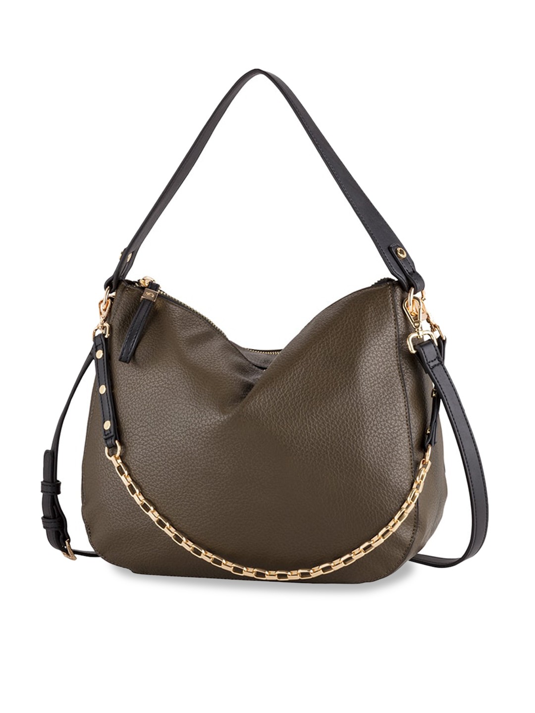 

CARPISA Oversized Water Resistant Structured Shoulder Bag, Green