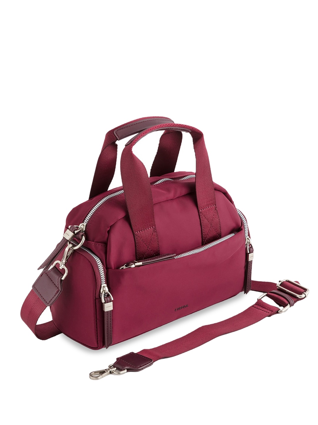 

CARPISA Structured Handheld Bag, Maroon