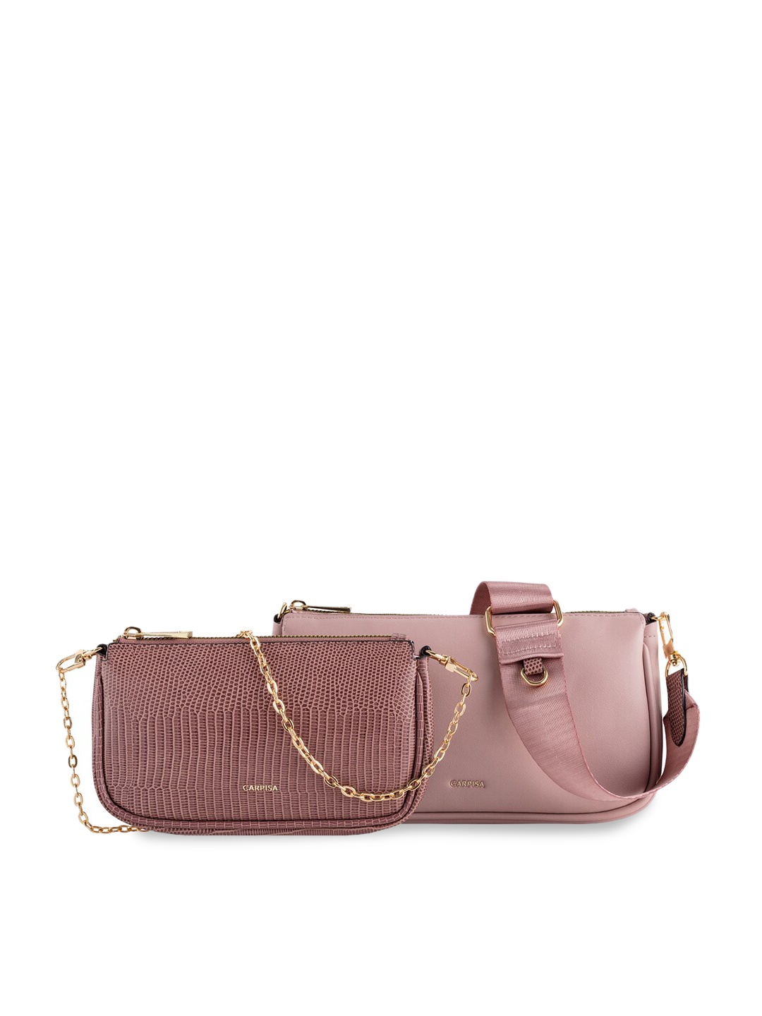 

CARPISA Water Resistant Structured Sling Bag, Purple