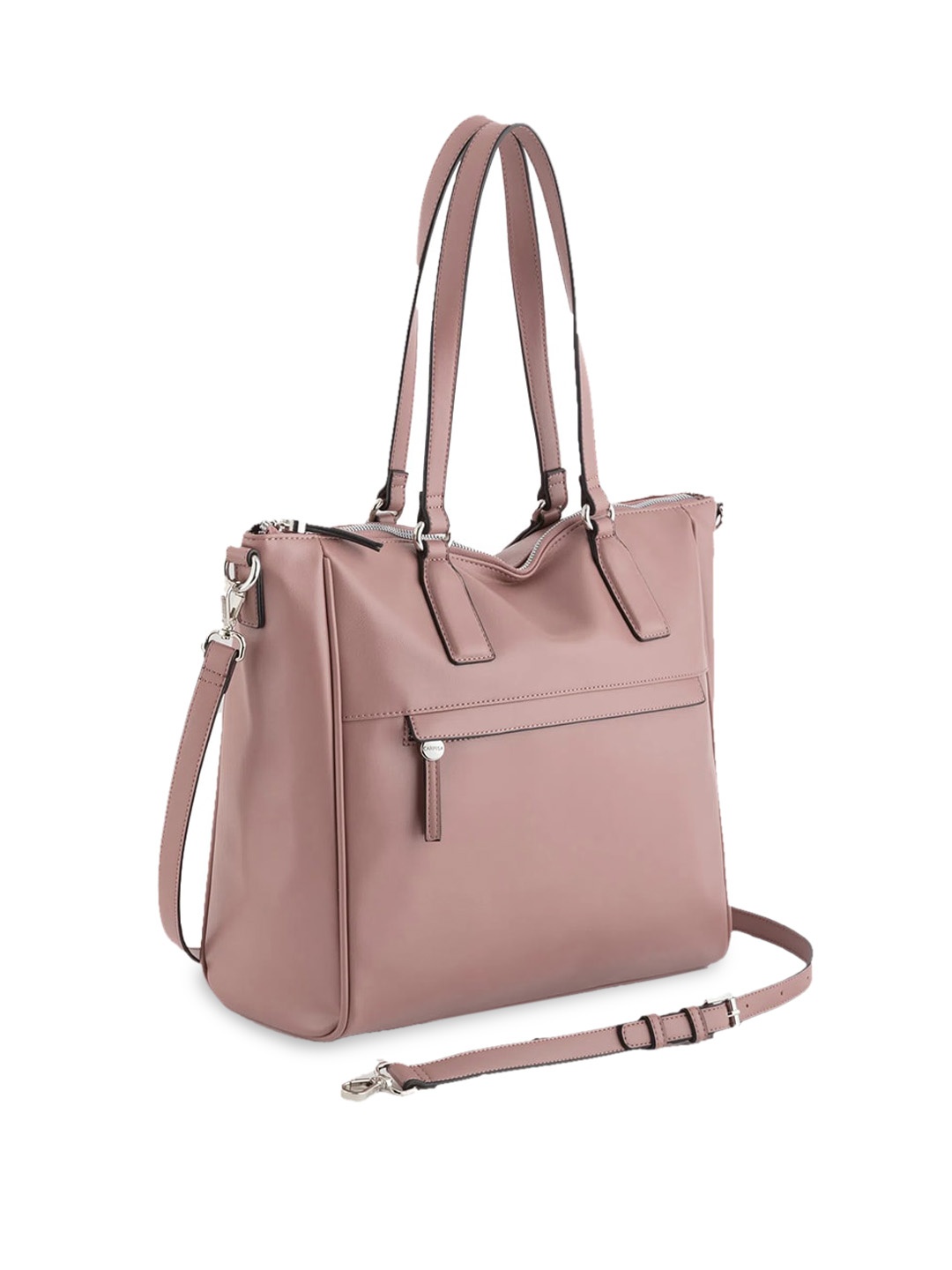 

CARPISA Water Resistant Structured Shoulder Bag, Purple