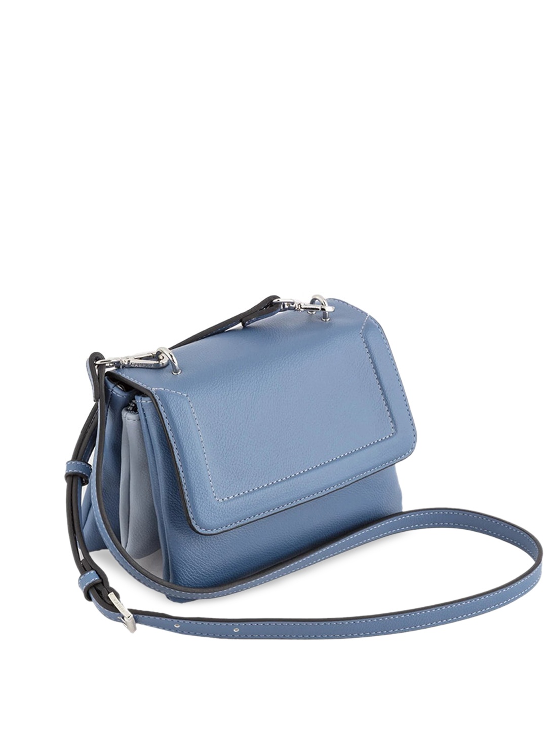 

CARPISA Water Resistant Structured Sling Bag, Blue