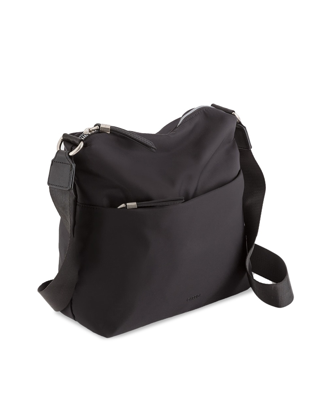 

CARPISA Water Resistant Structured Sling Bag, Black