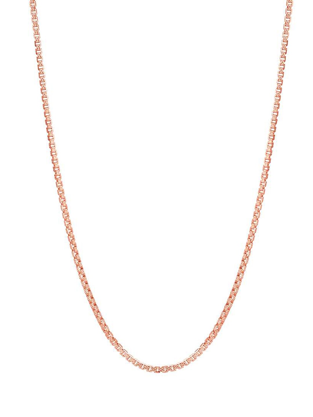 

CANDERE A KALYAN JEWELLERS COMPANY 18KT Rose Gold BIS Hallmark Chain-3.8 gm