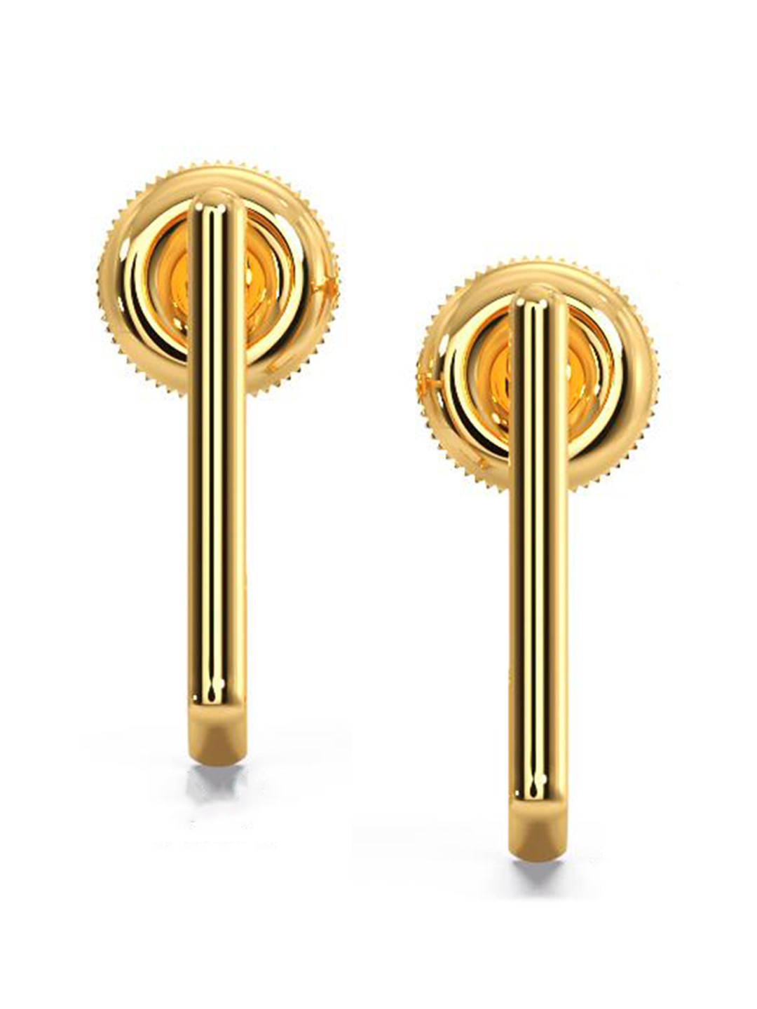 

CANDERE A KALYAN JEWELLERS COMPANY 18KT Gold BIS Hallmark Earrings - 1.9 gm