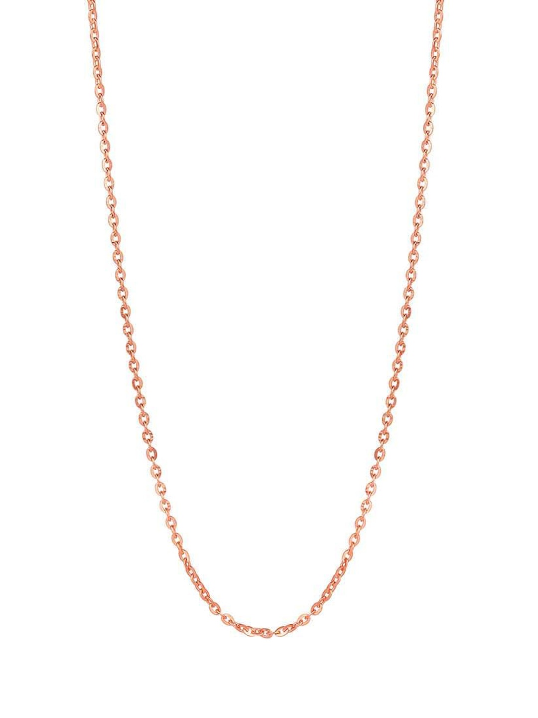 

CANDERE A KALYAN JEWELLERS COMPANY 18KT BIS Hallmark Rose Gold Chain-3.07 gm
