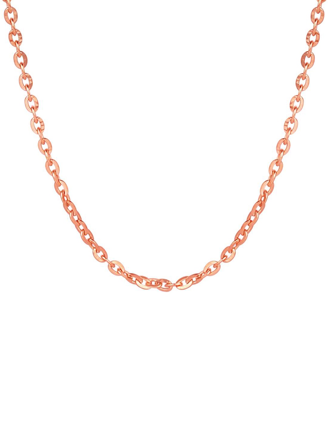 

CANDERE A KALYAN JEWELLERS COMPANY 18KT BIS Hallmark Rose Gold Chain-3.75 gm