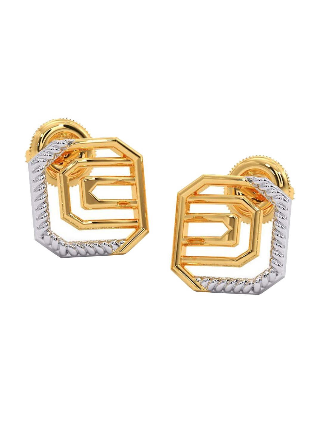 

CANDERE A KALYAN JEWELLERS COMPANY 14KT Gold BIS Hallmark Earrings -2.09 g