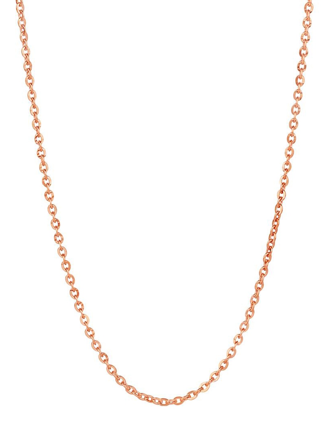 

CANDERE A KALYAN JEWELLERS COMPANY 18KT BIS Hallmark Rose Gold Chain-2.61 g