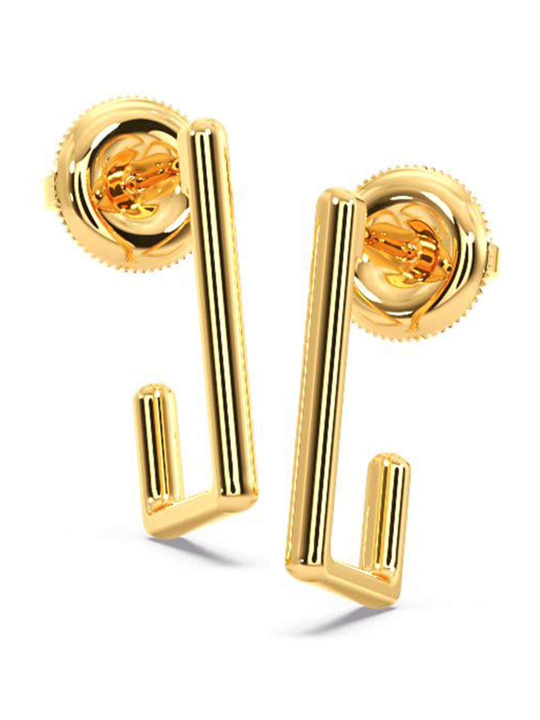 

CANDERE A KALYAN JEWELLERS COMPANY 14KT BIS Hallmark Gold Earrings- 1.62 g