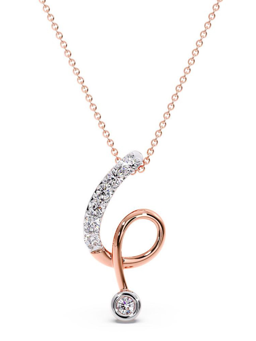 

CANDERE A KALYAN JEWELLERS COMPANY 14KT Rose Gold Diamond-Studded Pendant - 0.47 gm