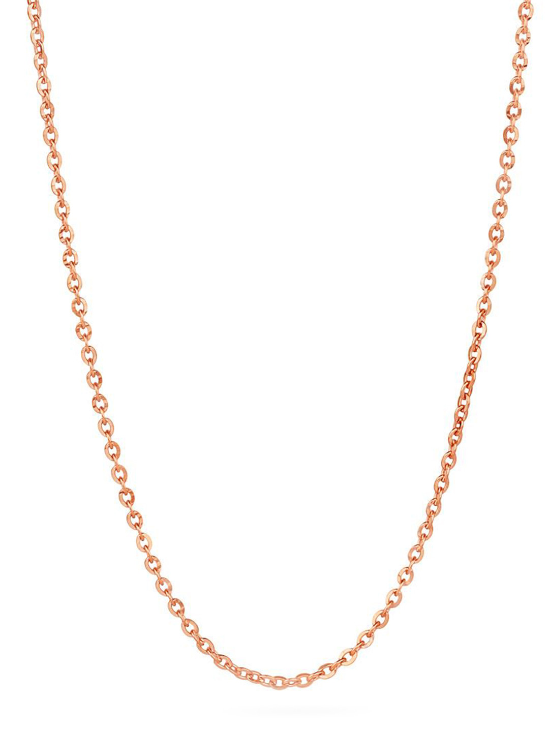 

CANDERE A KALYAN JEWELLERS COMPANY 18KT BIS Hallmark Rose Gold Chain-2.87 gm