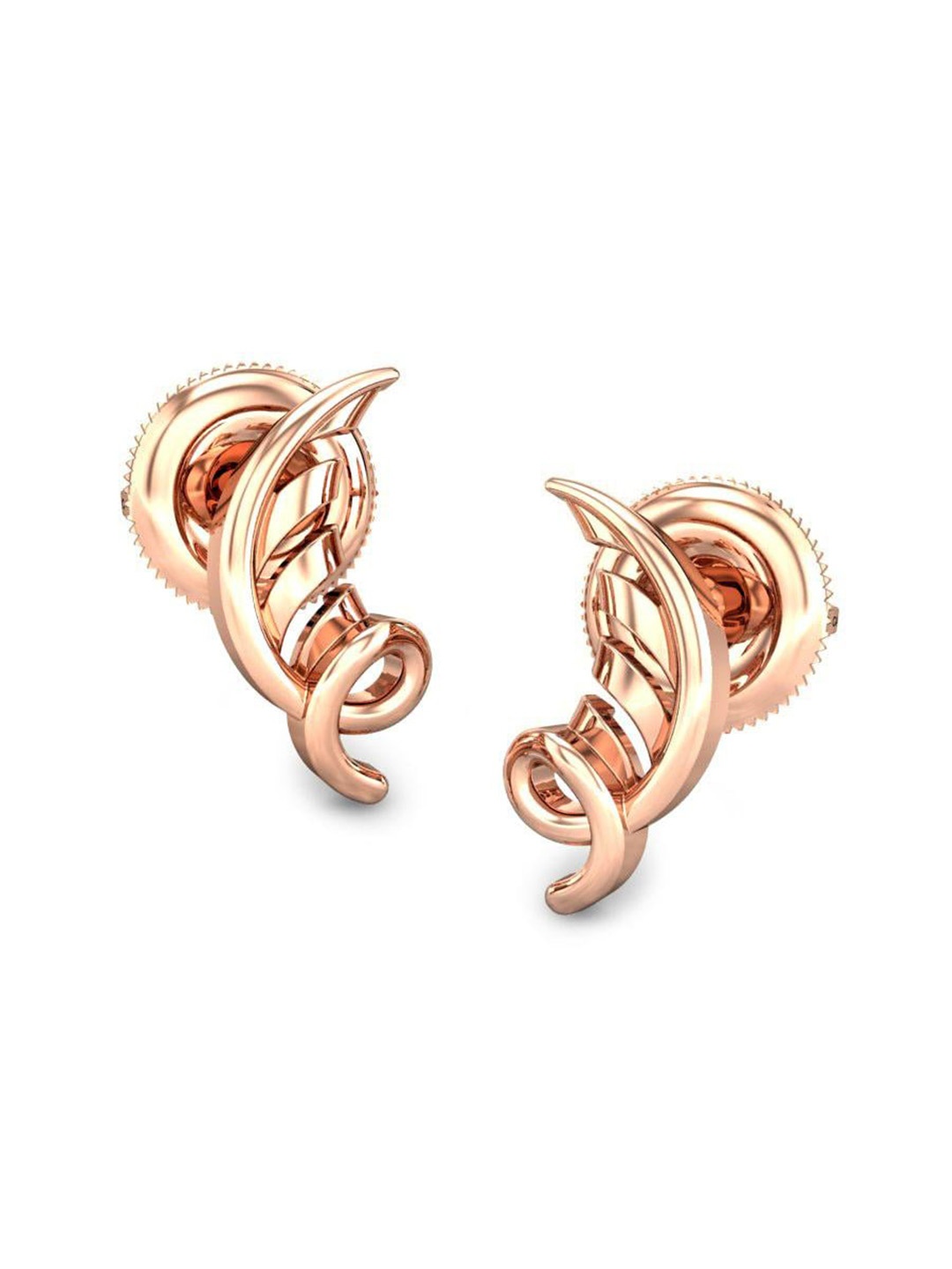 

CANDERE A KALYAN JEWELLERS COMPANY 18KT Rose Gold BIS Hallmark Earrings - 1.91 gm