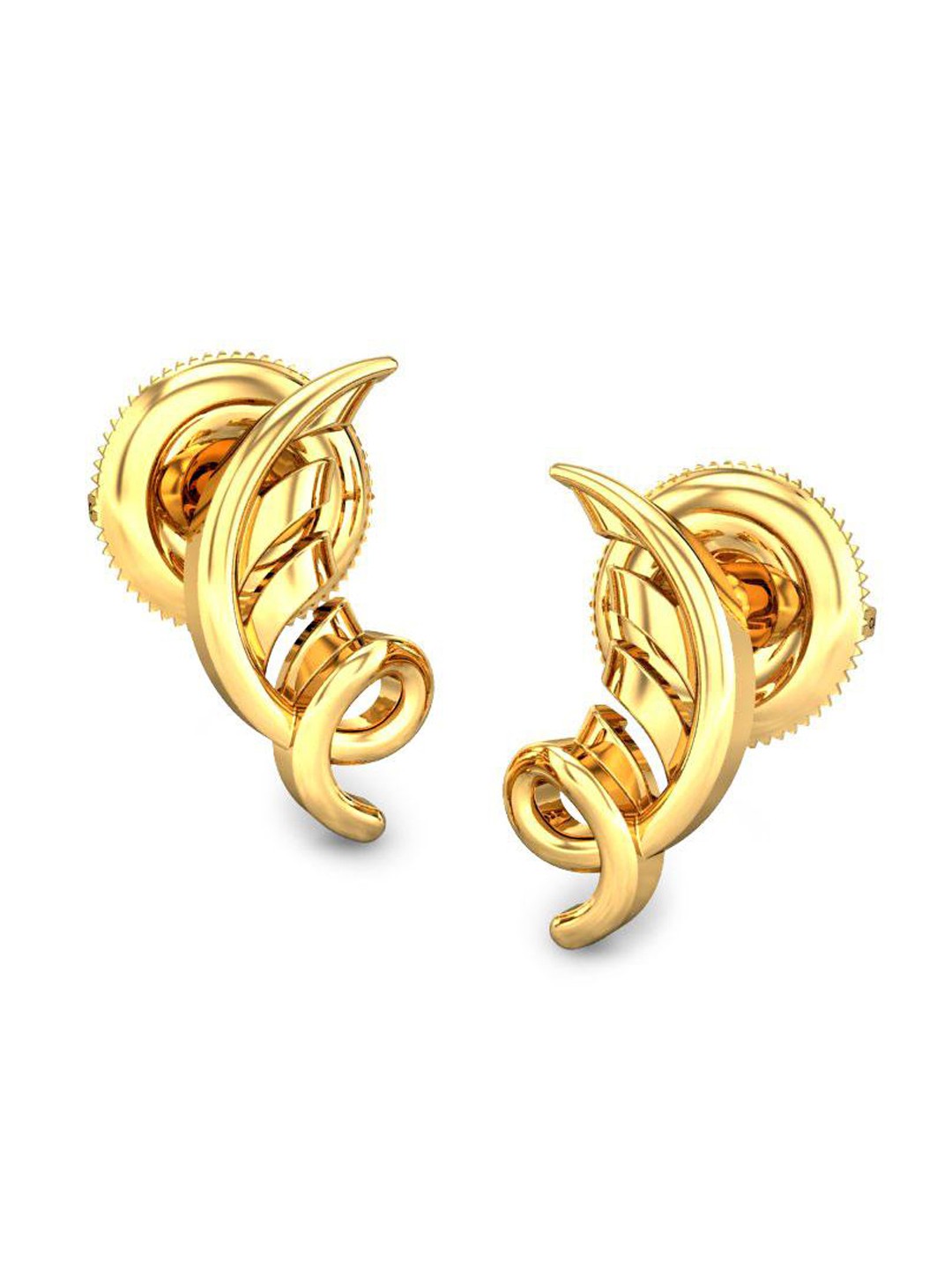

CANDERE A KALYAN JEWELLERS COMPANY 14KT BIS Hallmark Gold Earrings-1.62gm
