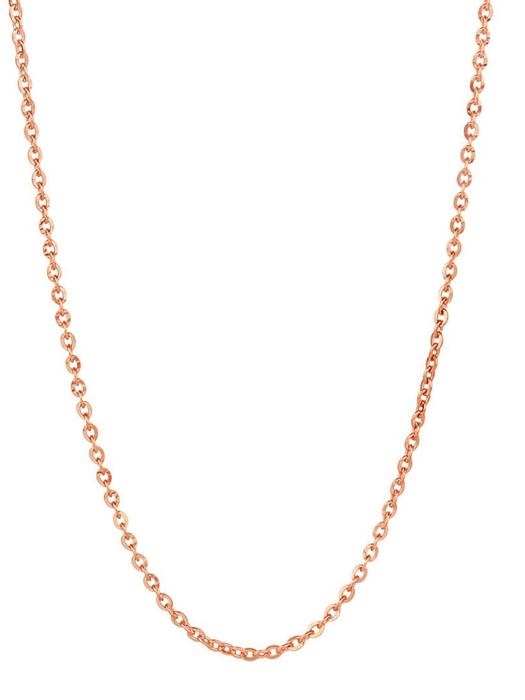 

CANDERE A KALYAN JEWELLERS COMPANY 18KT Rose Gold BIS Hallmark Chain-3.13 gm