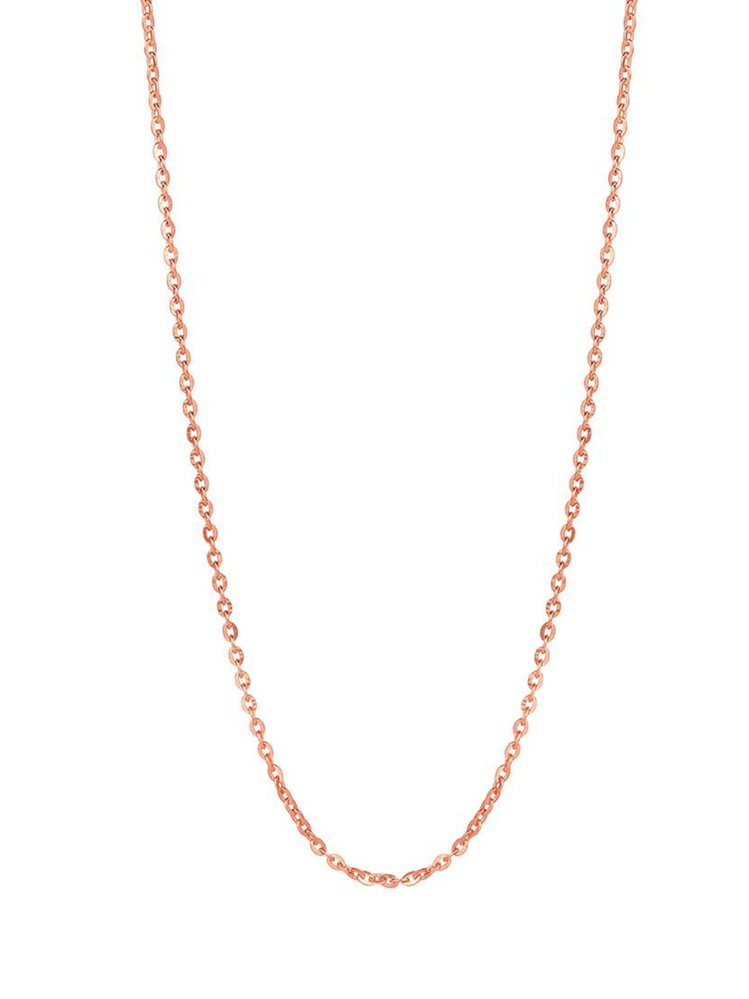 

CANDERE A KALYAN JEWELLERS COMPANY 18KT BIS Hallmark Rose Gold Chain-3.41 gm