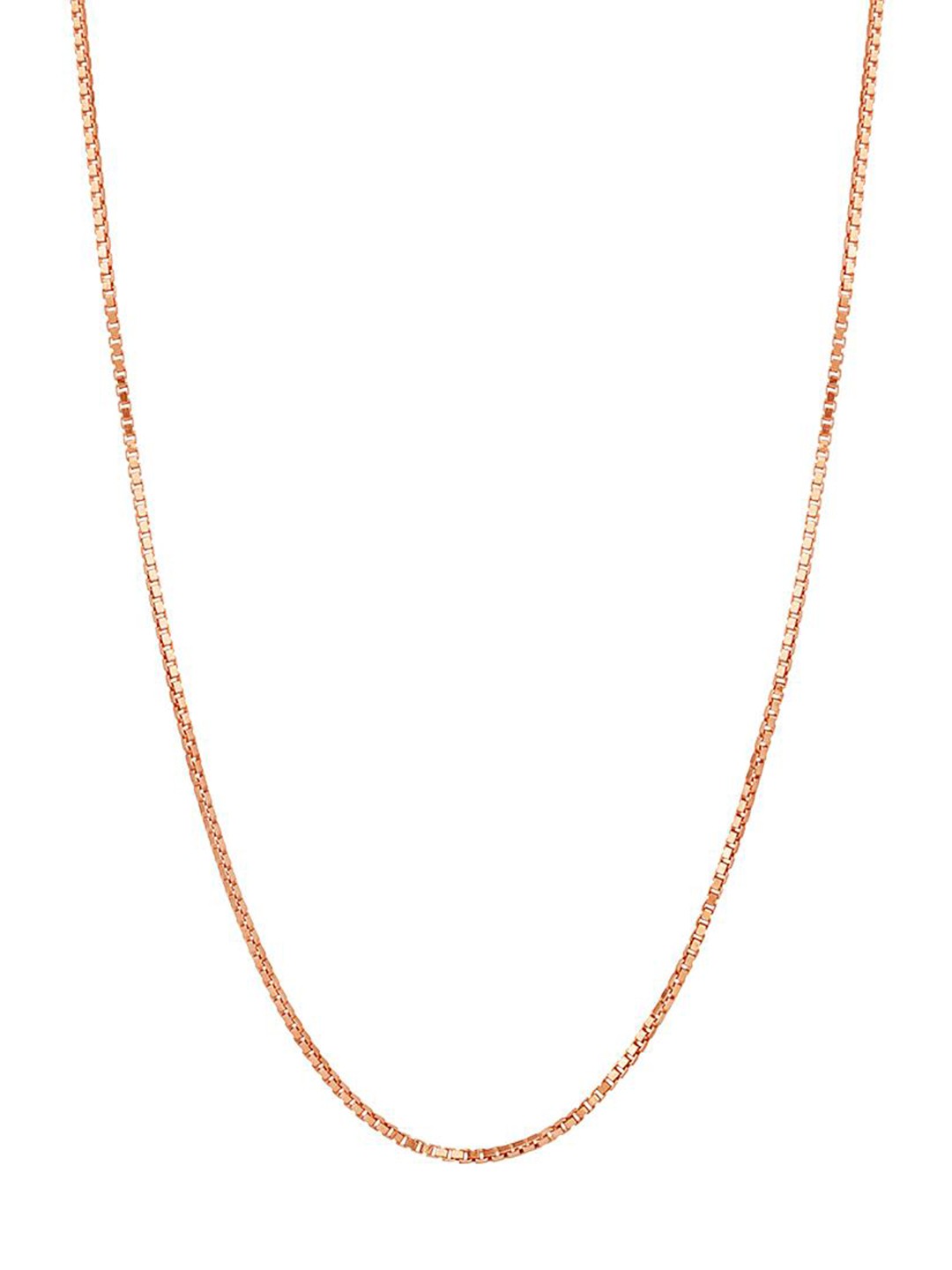 

CANDERE A KALYAN JEWELLERS COMPANY 18KT Rose Gold BIS Hallmark Chain-2.55 g