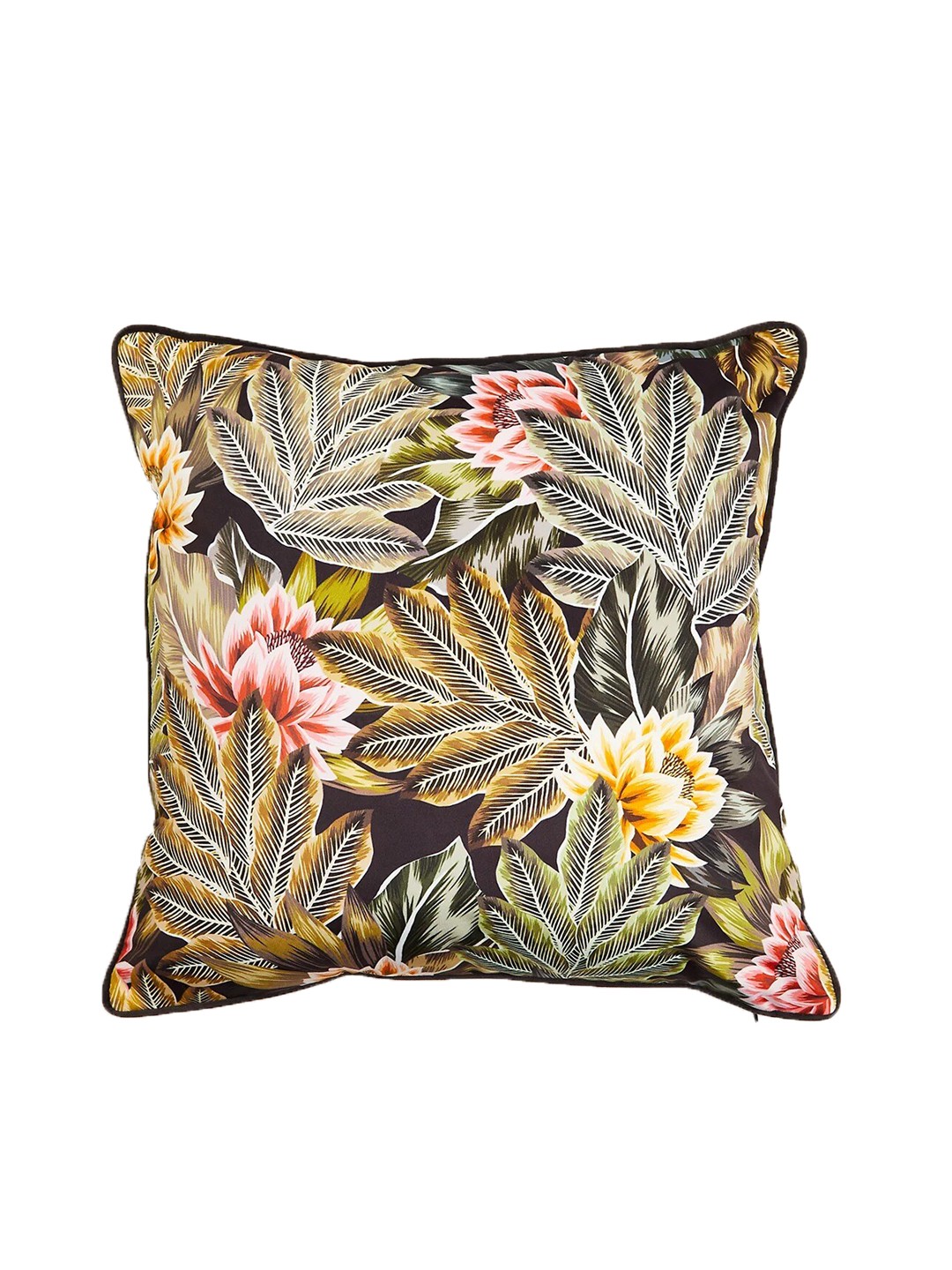 

Marks & Spencer Brown & Yellow Tropical Printed Pre-Filled Cushion