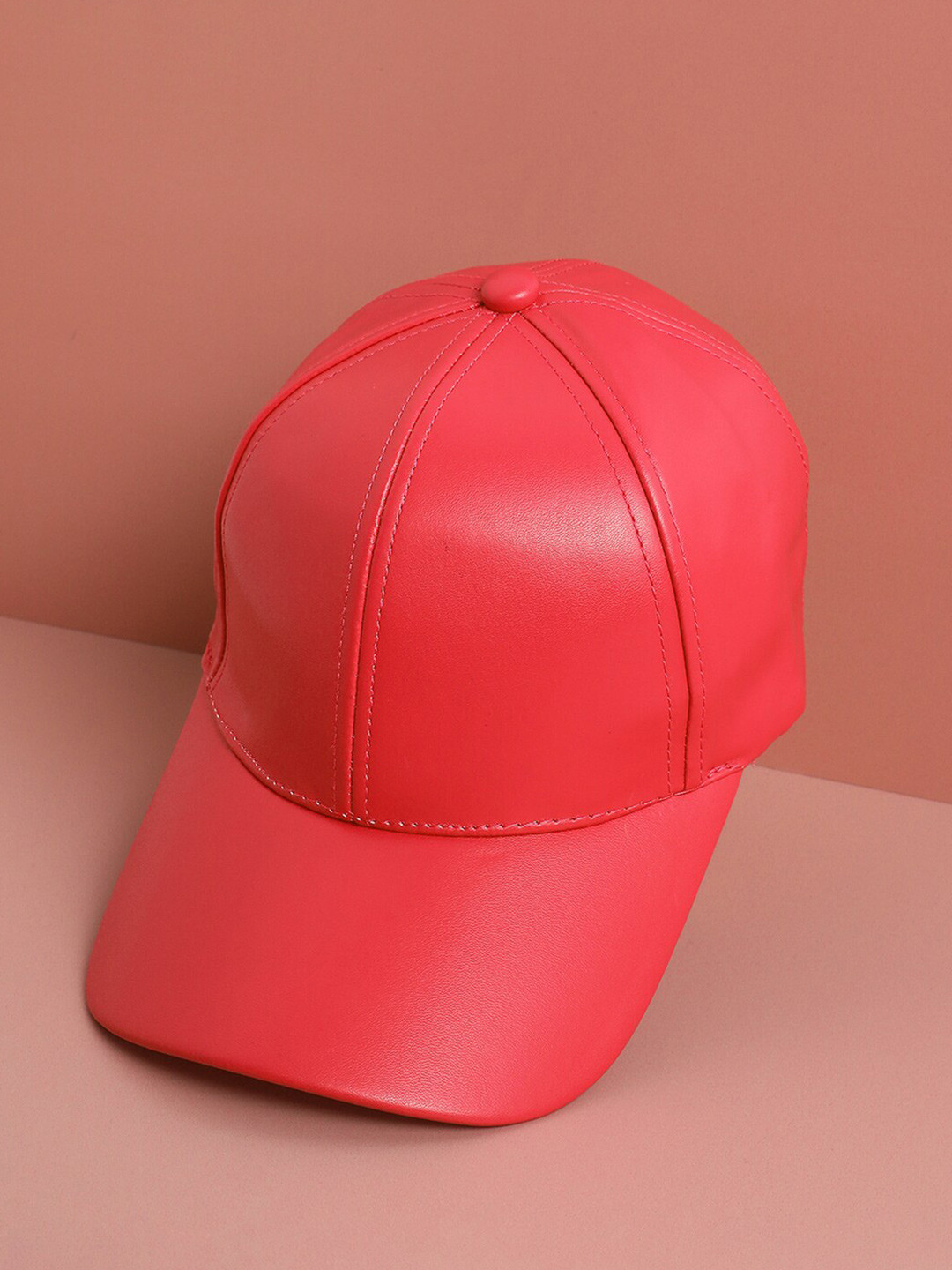 

French Accent Men Synthetic Baseball Cap, Pink
