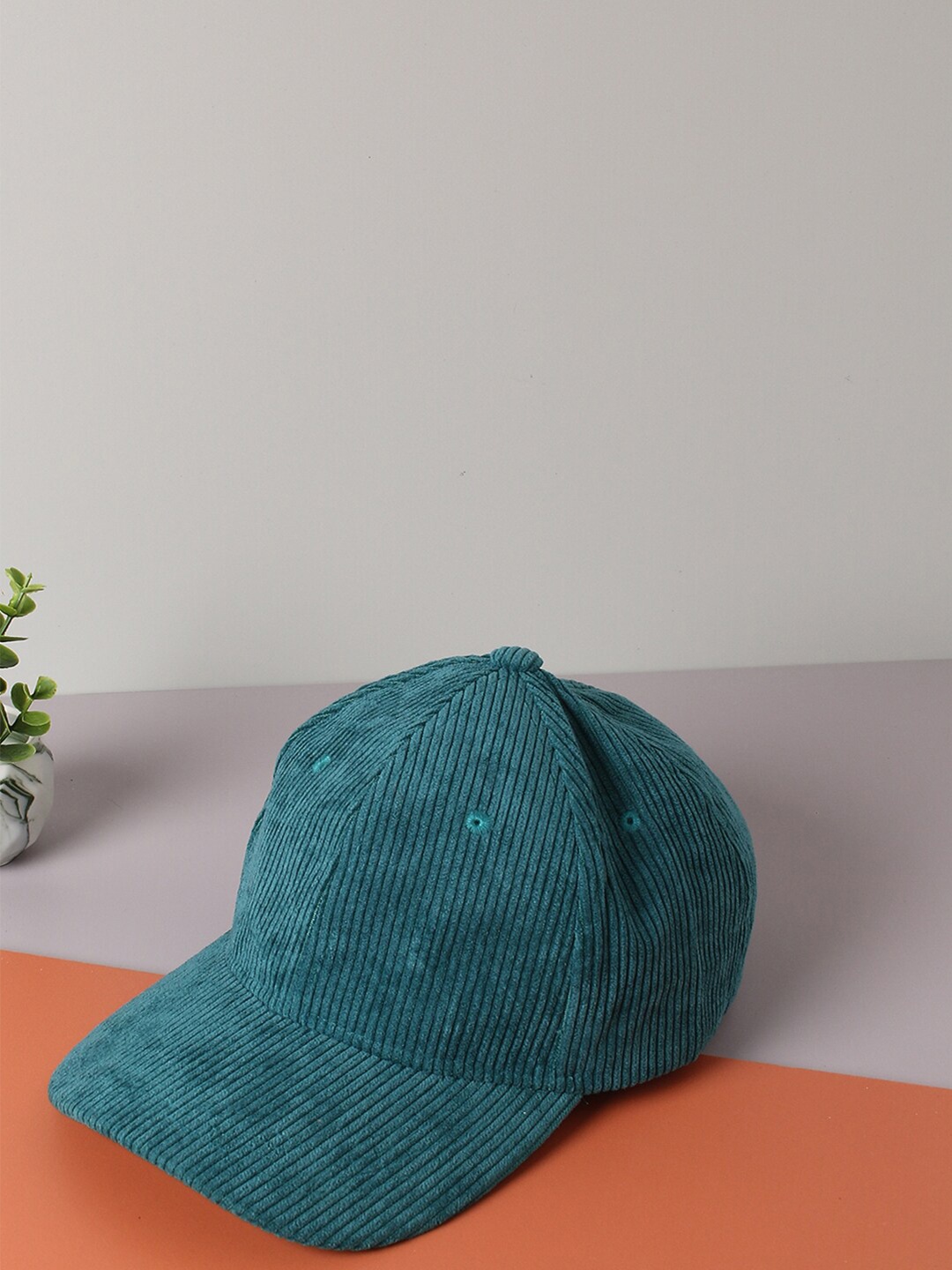 

French Accent Men Baseball Visor Cap, Teal