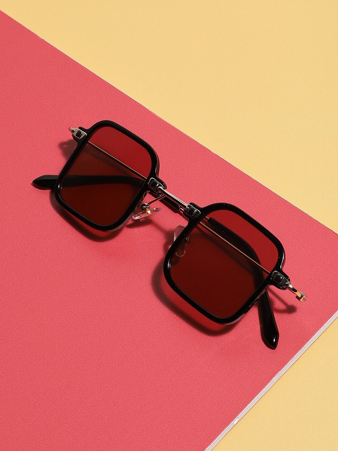 

French Accent Men Oversized Sunglasses with Polarised Lens SS23FA_HSSG1240, Black