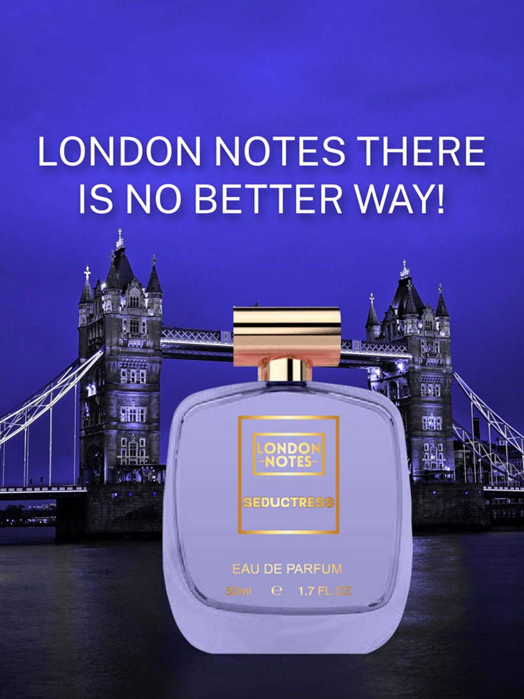 

NewU Women London Notes Eau De Parfum- 50ml- Seductress, Transparent