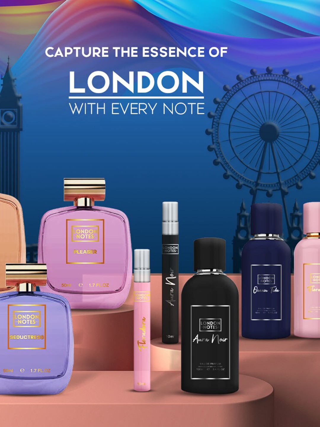 

NewU Women London Notes Passion Paradise Eau De Parfum - 100ml, Peach
