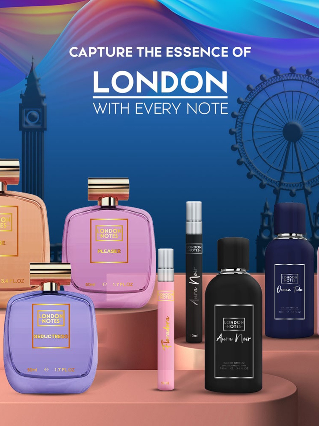 

NewU Women London Notes Pleaser Eau De Parfum - 100ml, Purple