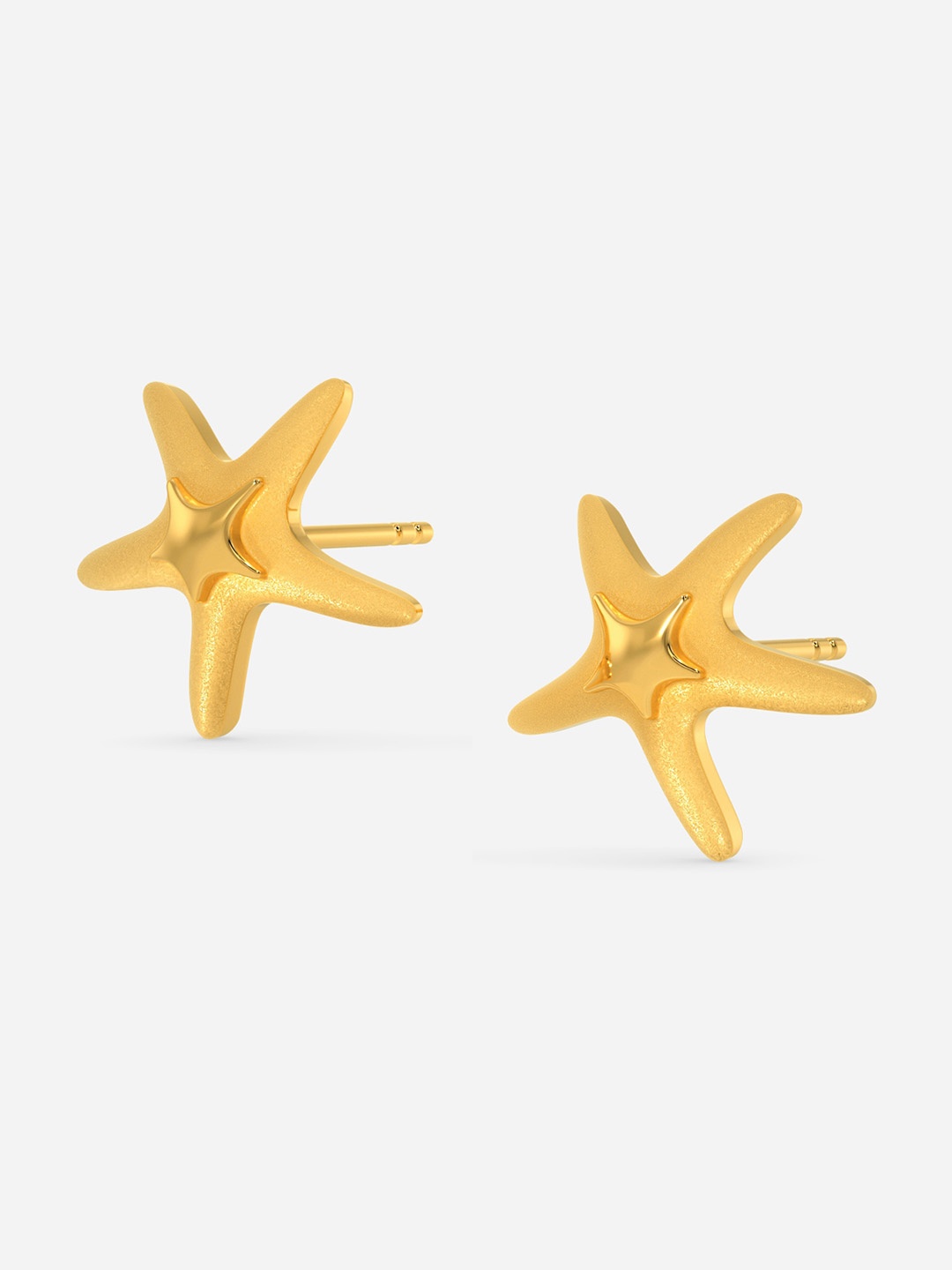 

MELORRA Sea Star 18KT Gold Stud Earrings- 3.05 gm