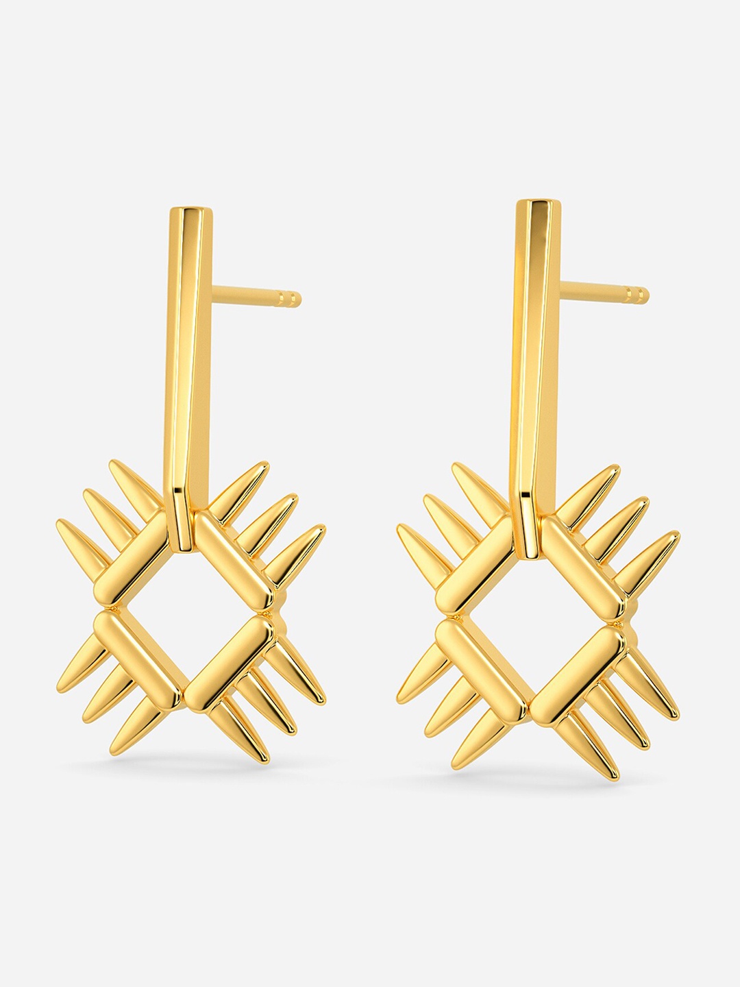 

MELORRA Edgy Links 18KT Gold Earrings - 4.22 gm