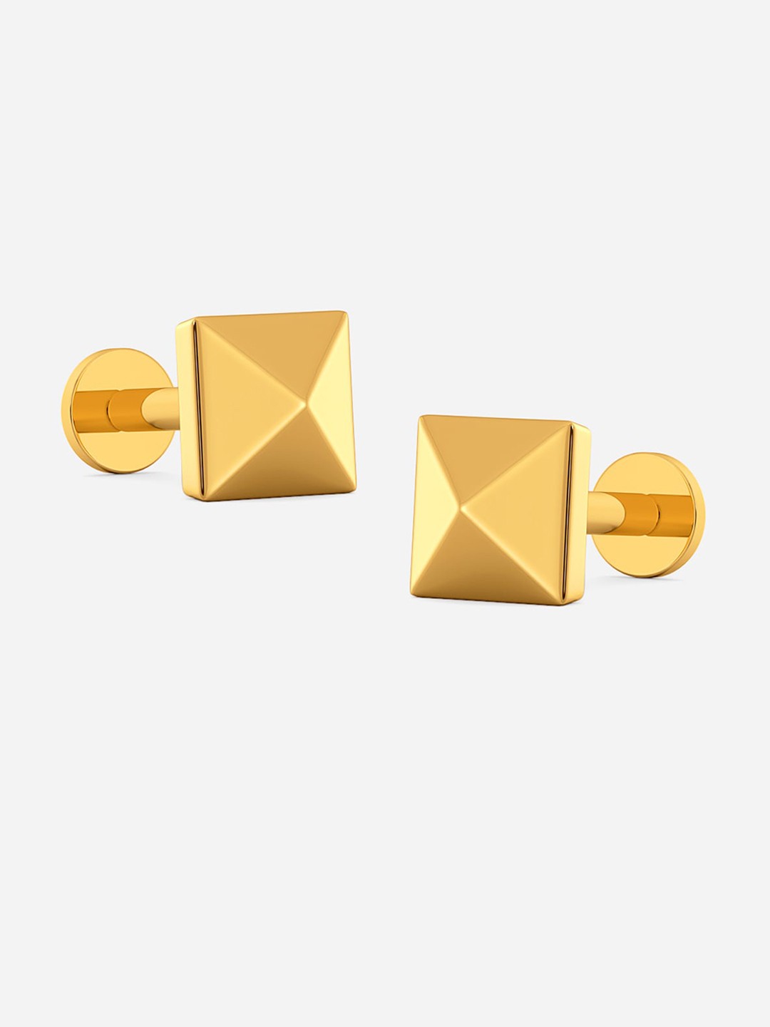 

MELORRA Pretty Pyramids 18KT Gold Stud Earrings- 1.59 gm