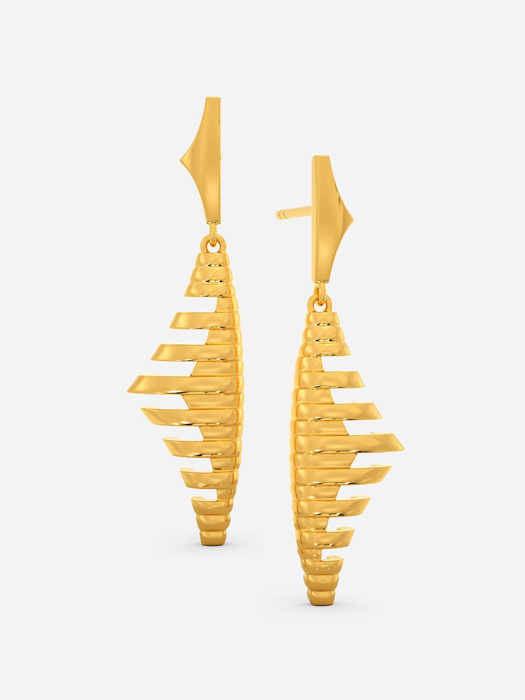 

MELORRA Very Dreamlike 18KT Gold Earrings - 5.39 gm