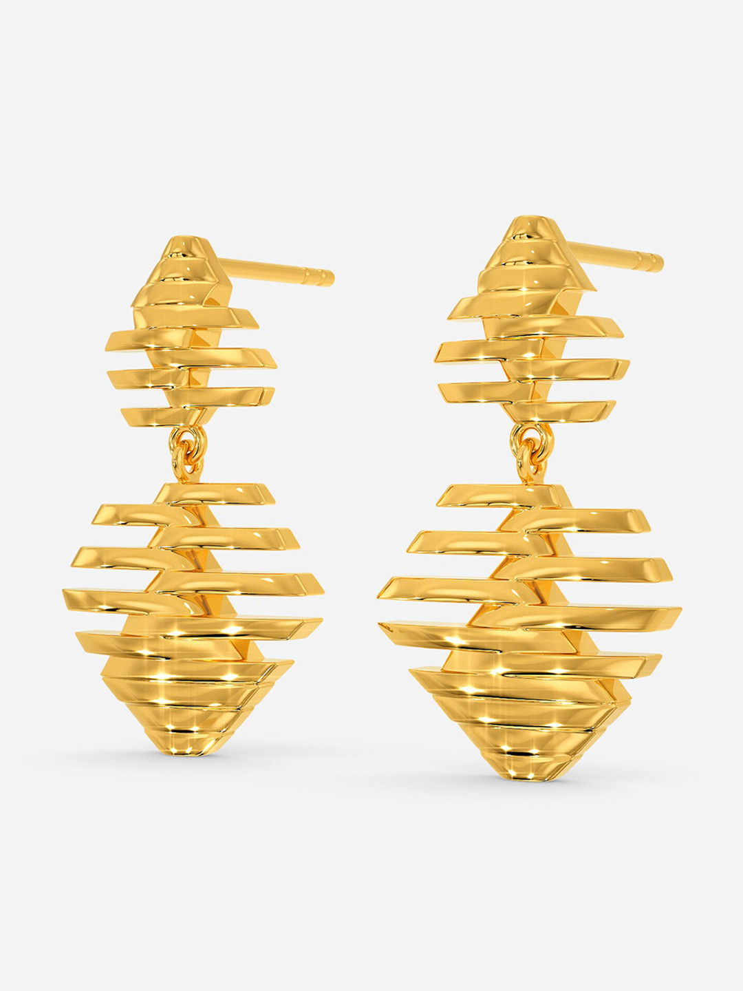 

MELORRA Dream Illusion 18KT Gold Earrings - 5.85 gm