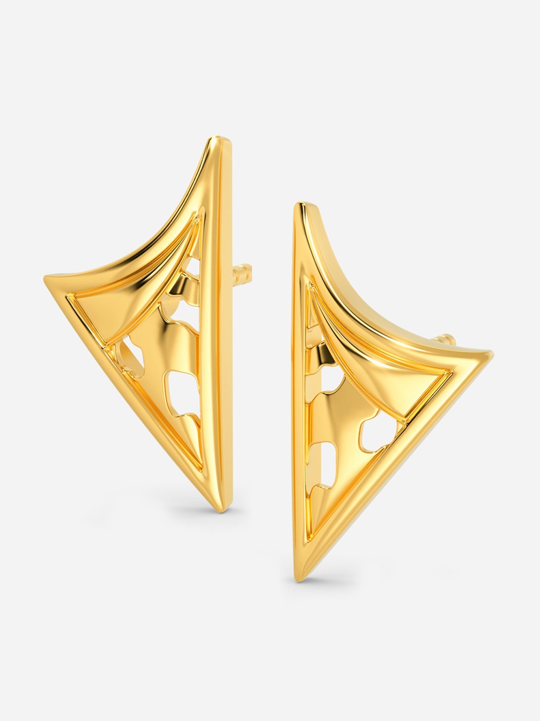 

MELORRA Fierce Spots 18KT Gold Stud Earrings- 2.08gm