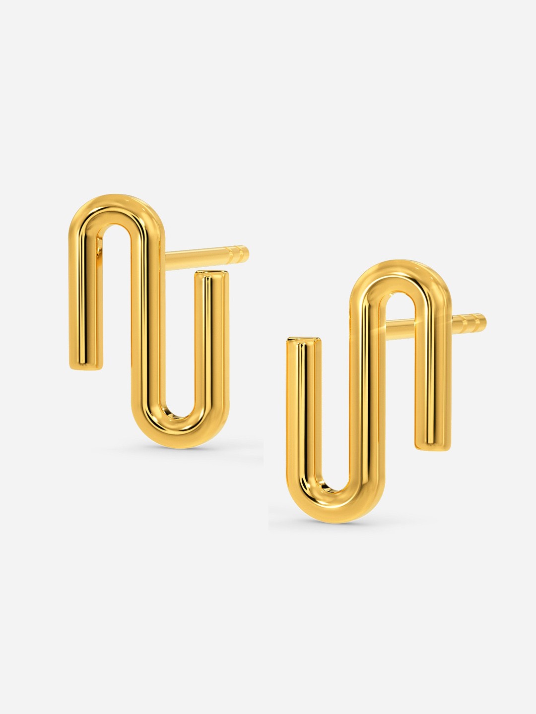 

MELORRA Symphony O Spears 18KT Gold Stud Earrings- 1.65gm