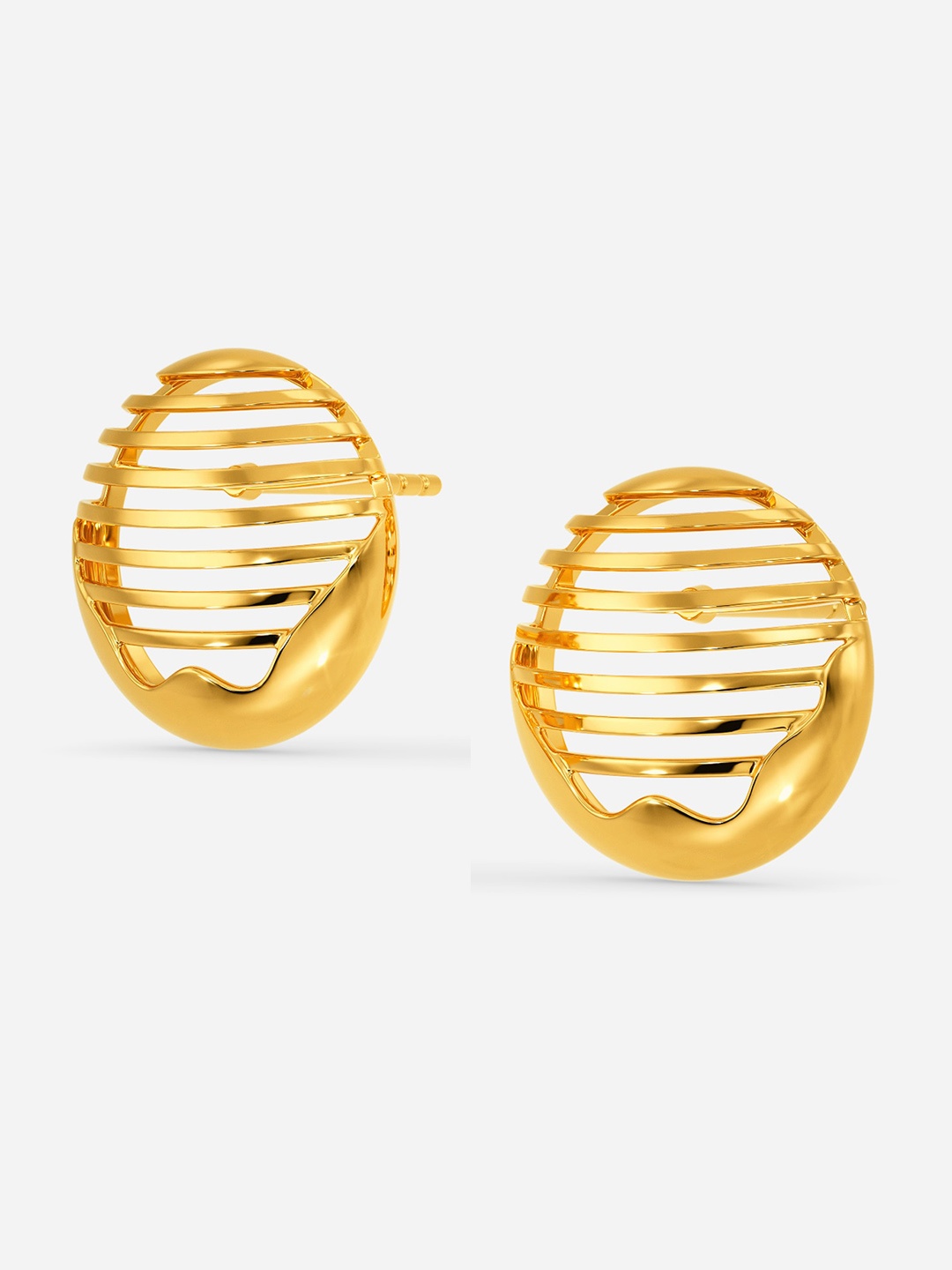 

MELORRA Balloon Brunch 18KT Gold Stud Earrings- 3.08gm