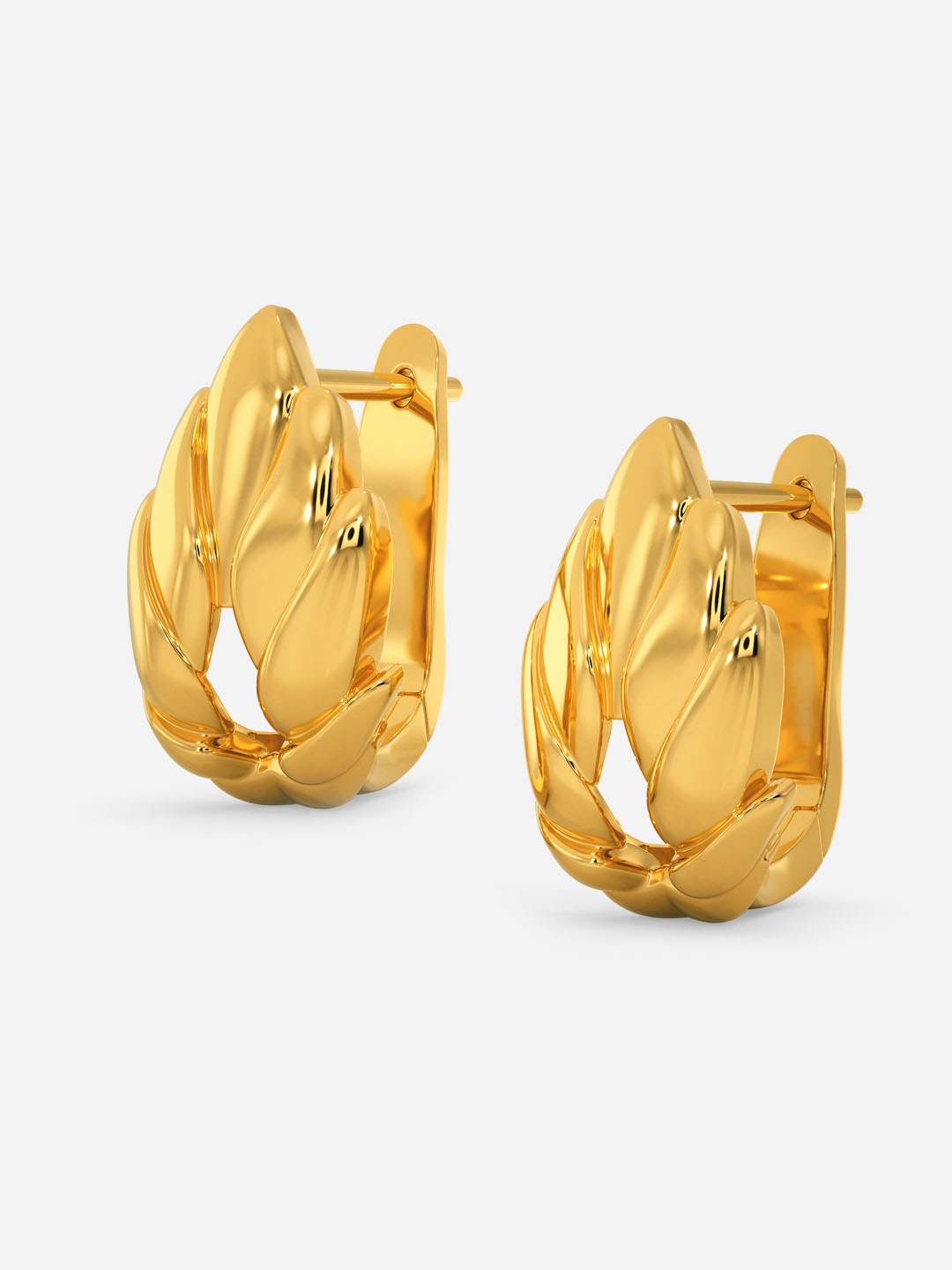 

MELORRA Dragon Blaze 18KT Gold Earrings - 5.2 gm