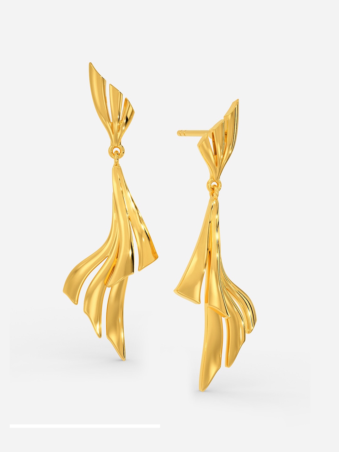 

MELORRA Sea Temptress 18KT Gold Earrings - 5.73 gm