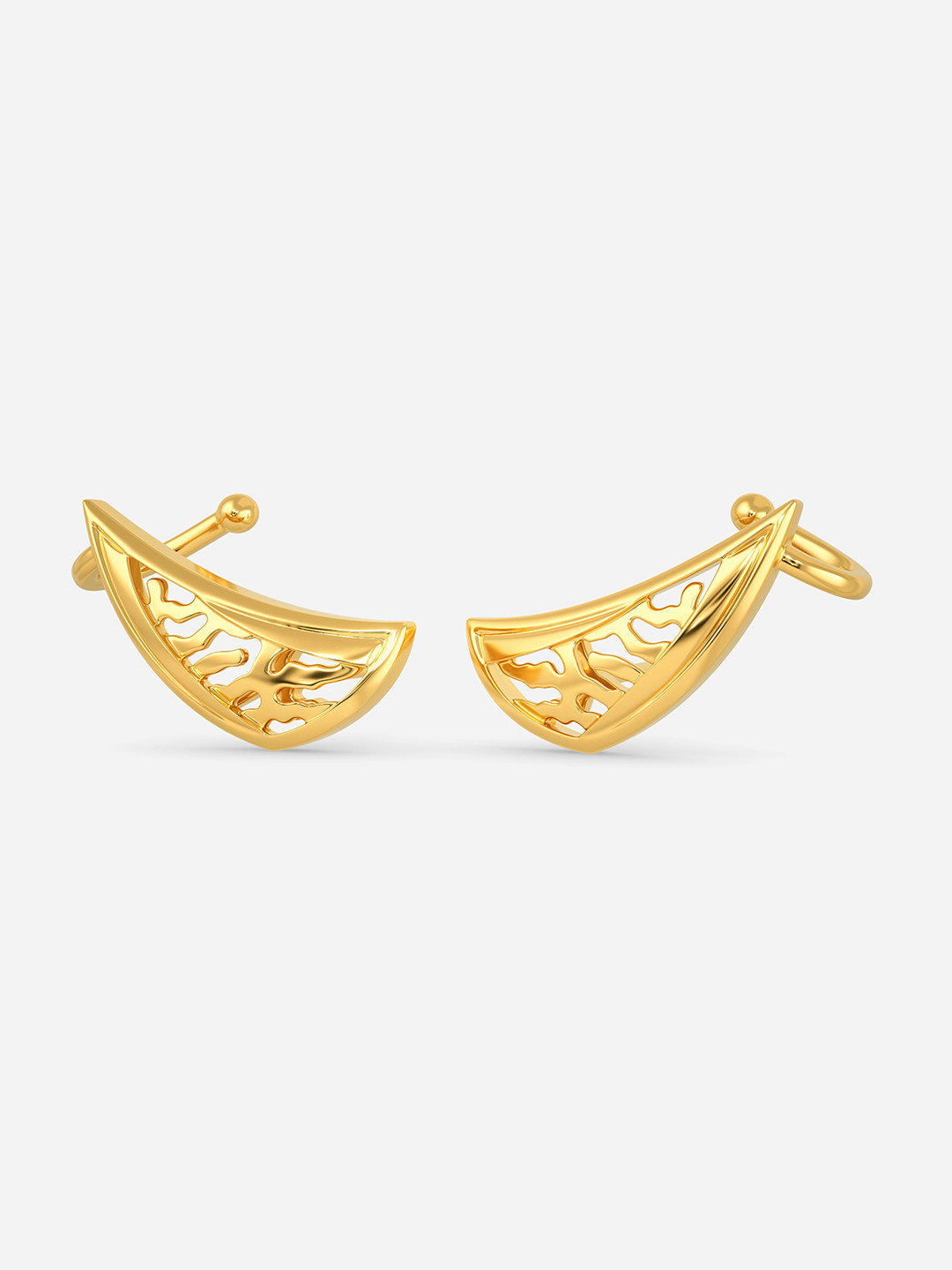 

MELORRA Jungle Cat 18KT Gold Earrings - 4.1 gm