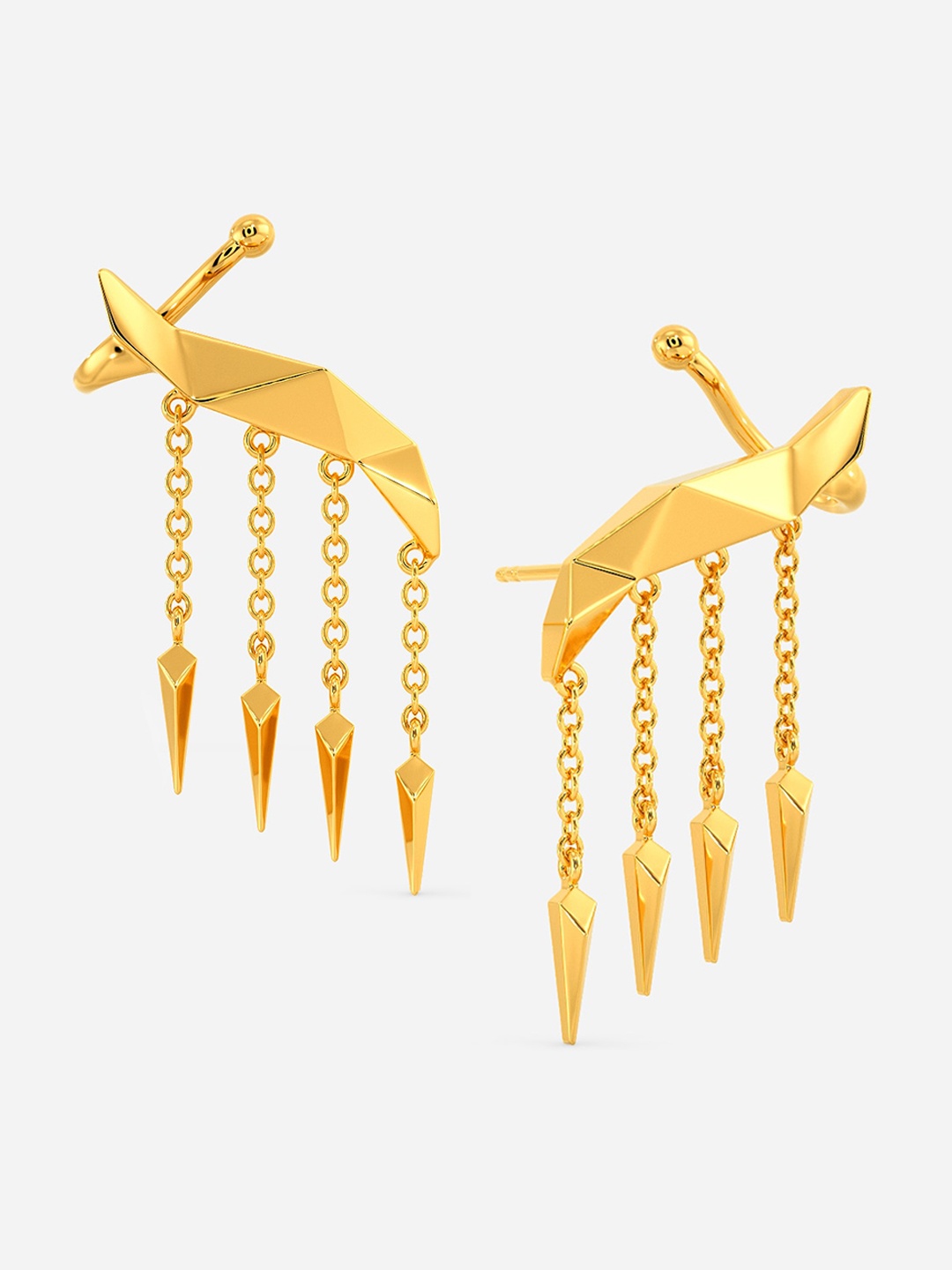 

MELORRA Revel O Reckless 18KT Gold Earrings - 6.26gm