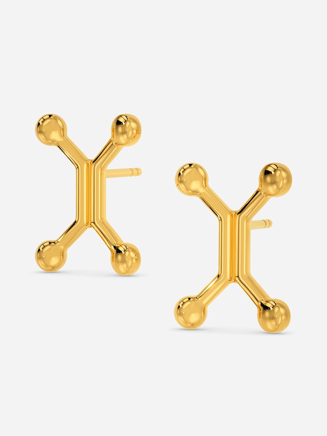 

MELORRA From The Future 18KT Gold Earrings - 2.83 gm