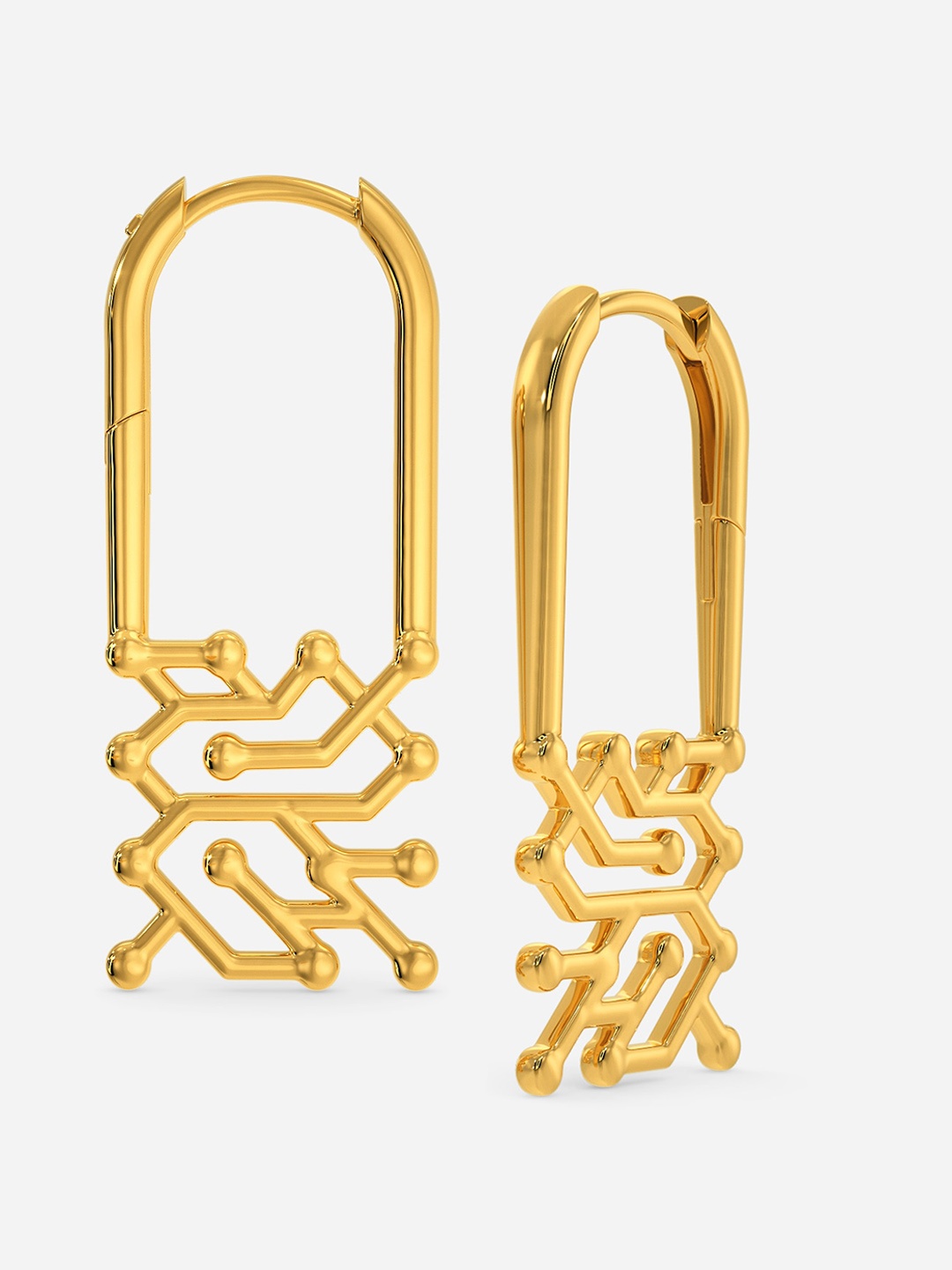 

MELORRA Future Order 18KT Gold Drop Earrings- 5.81gm